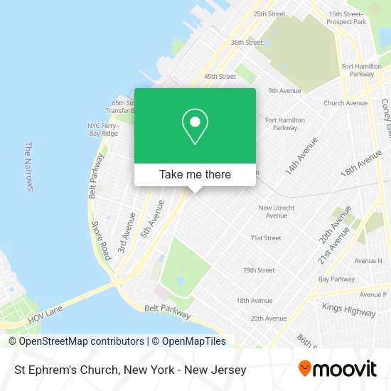St Ephrem's Church map