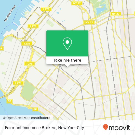 Fairmont Insurance Brokers map