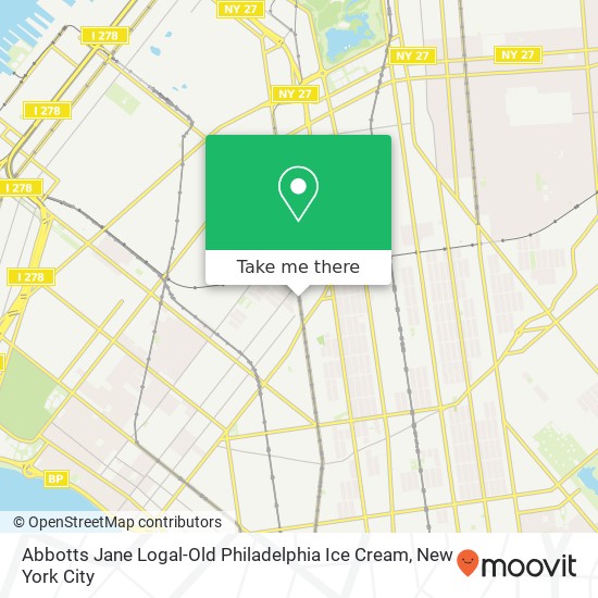 Mapa de Abbotts Jane Logal-Old Philadelphia Ice Cream
