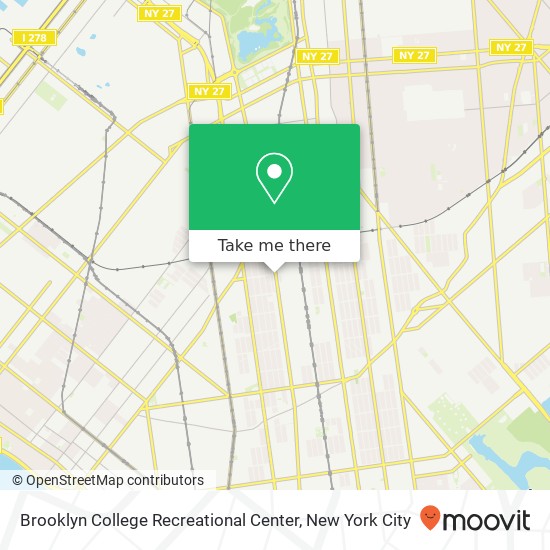 Brooklyn College Recreational Center map