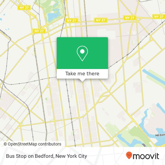 Mapa de Bus Stop on Bedford