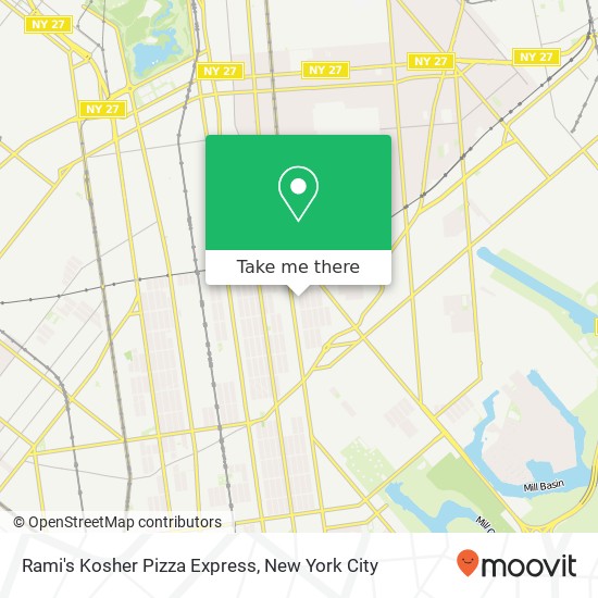 Rami's Kosher Pizza Express map