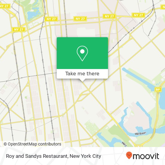 Roy and Sandys Restaurant map