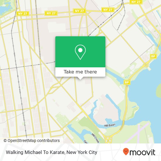 Mapa de Walking Michael To Karate