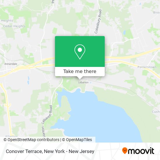 Mapa de Conover Terrace