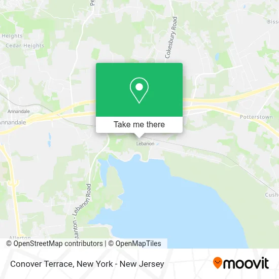 Conover Terrace map