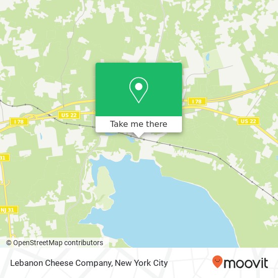 Mapa de Lebanon Cheese Company