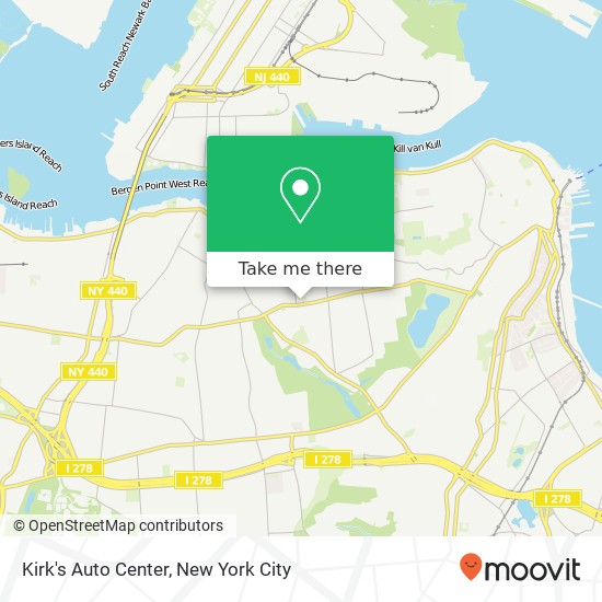 Mapa de Kirk's Auto Center