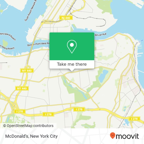 McDonald's map