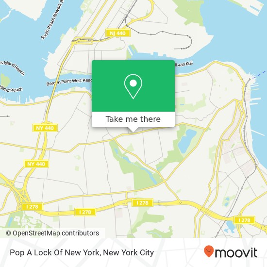 Pop A Lock Of New York map