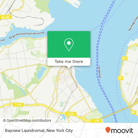 Mapa de Bayview Laundromat