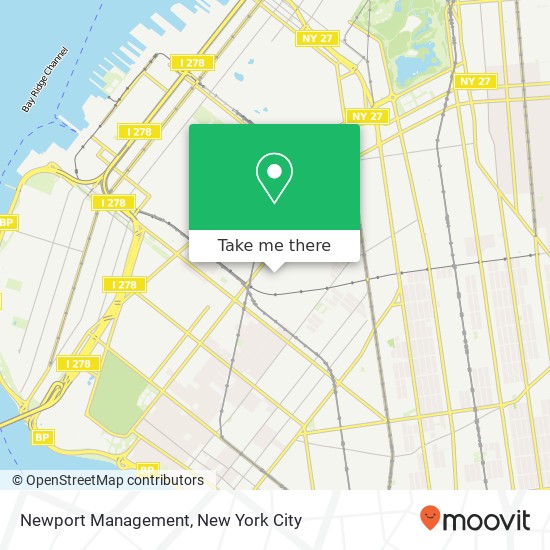 Newport Management map