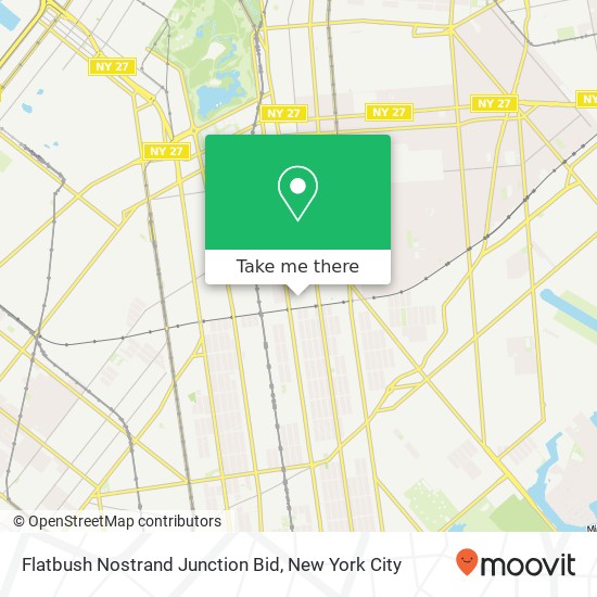 Mapa de Flatbush Nostrand Junction Bid