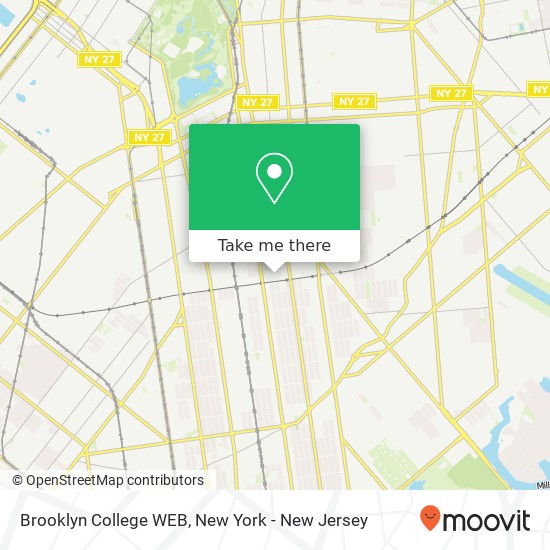 Mapa de Brooklyn College WEB