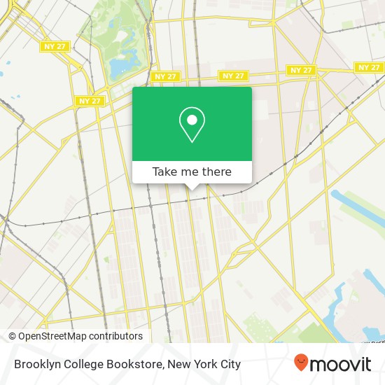 Brooklyn College Bookstore map