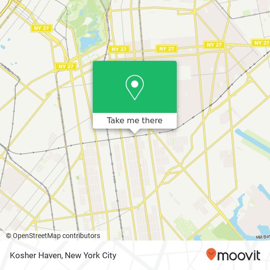 Mapa de Kosher Haven