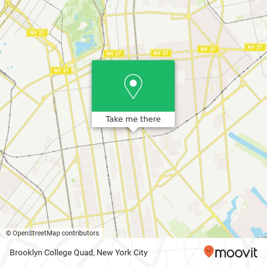 Brooklyn College Quad map