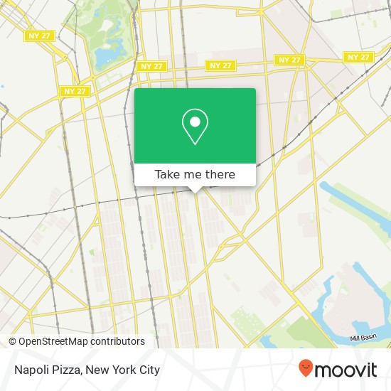 Napoli Pizza map