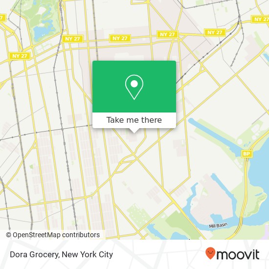 Mapa de Dora Grocery