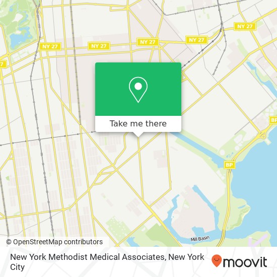 Mapa de New York Methodist Medical Associates