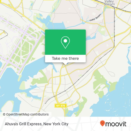 Ahuva's Grill Express map