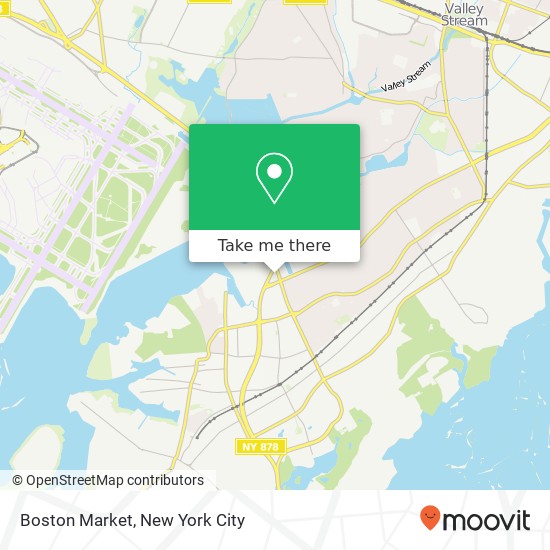 Mapa de Boston Market