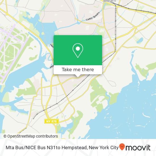 Mta Bus / NICE Bus N31to Hempstead map