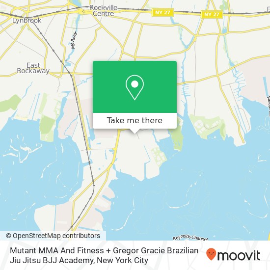 Mapa de Mutant MMA And Fitness + Gregor Gracie Brazilian Jiu Jitsu BJJ Academy