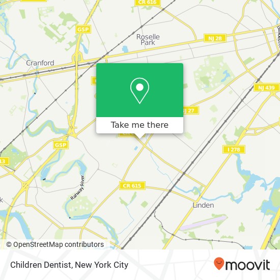 Children Dentist map