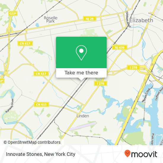 Innovate Stones map