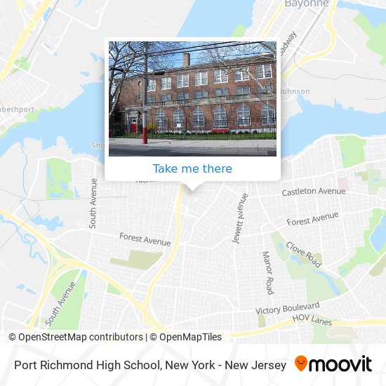 Port Richmond High School map