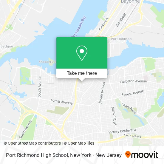 Port Richmond High School map