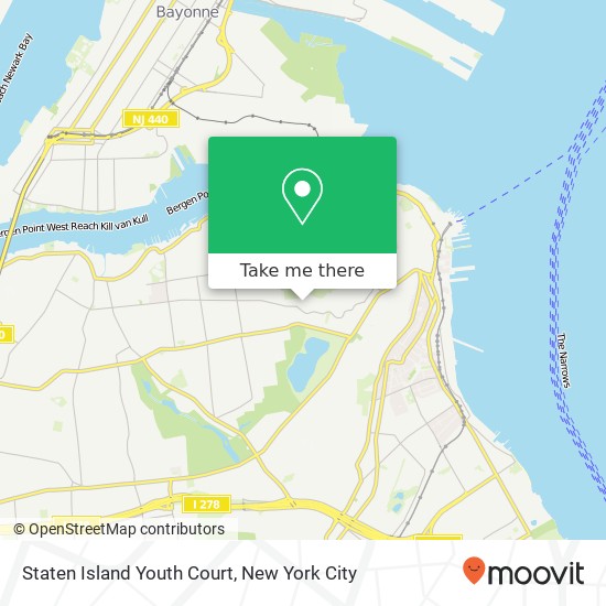 Mapa de Staten Island Youth Court