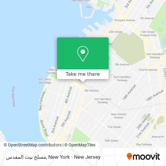 مسلخ بيت المقدس map