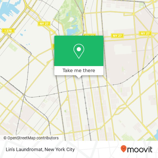Mapa de Lin's Laundromat