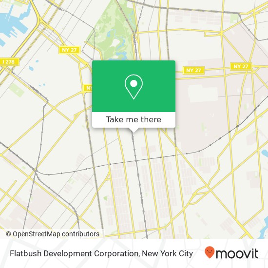 Mapa de Flatbush Development Corporation