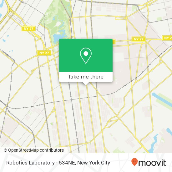 Robotics Laboratory - 534NE map