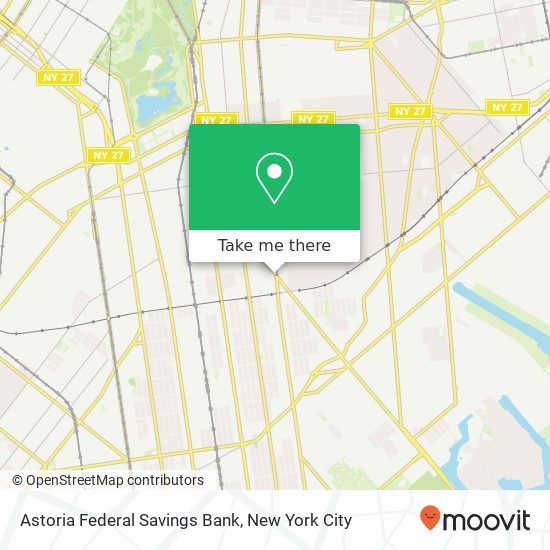 Astoria Federal Savings Bank map