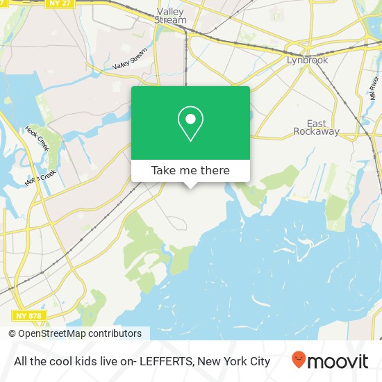 Mapa de All the cool kids live on- LEFFERTS