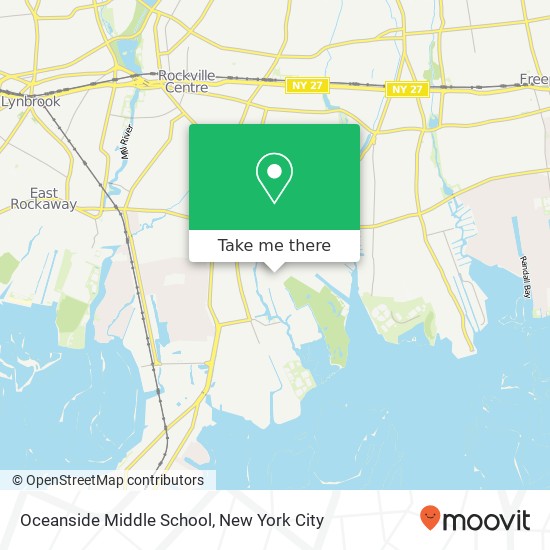 Mapa de Oceanside Middle School