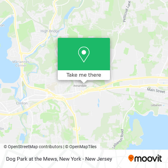 Mapa de Dog Park at the Mews
