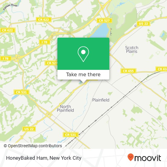 HoneyBaked Ham map