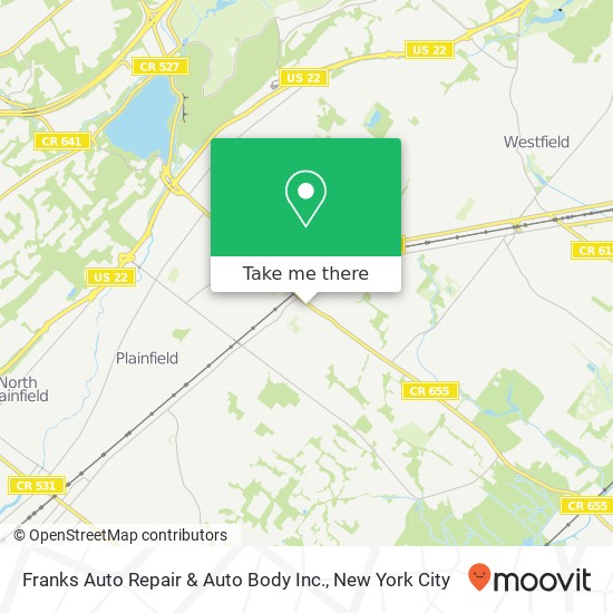 Franks Auto Repair & Auto Body Inc. map
