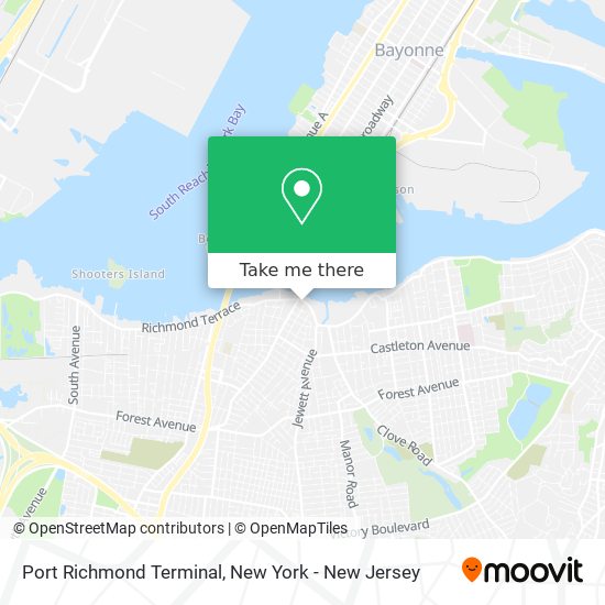 Mapa de Port Richmond Terminal