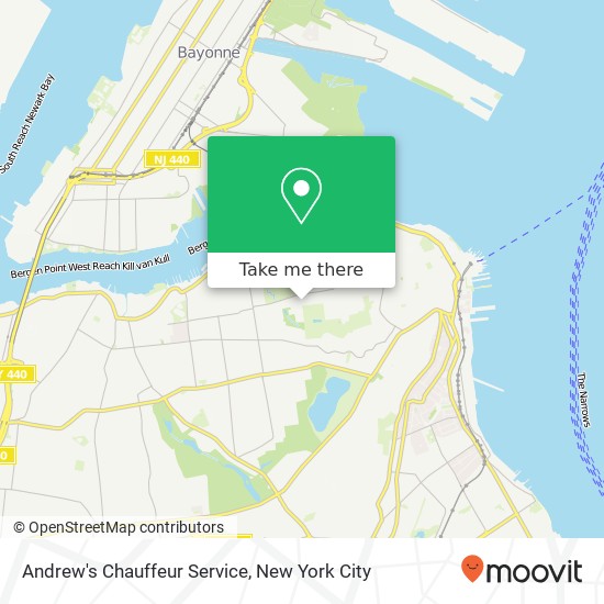 Mapa de Andrew's Chauffeur Service