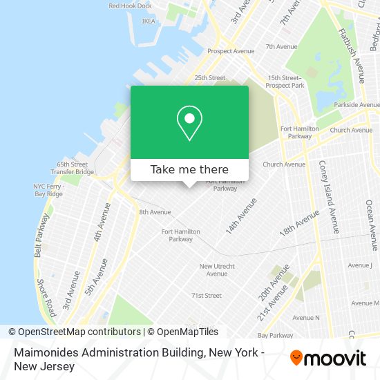 Maimonides Administration Building map