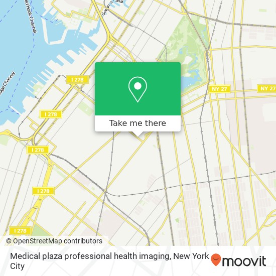 Medical plaza professional health imaging map