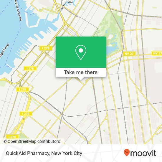 QuickAid Pharmacy map