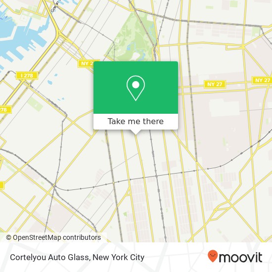 Cortelyou Auto Glass map