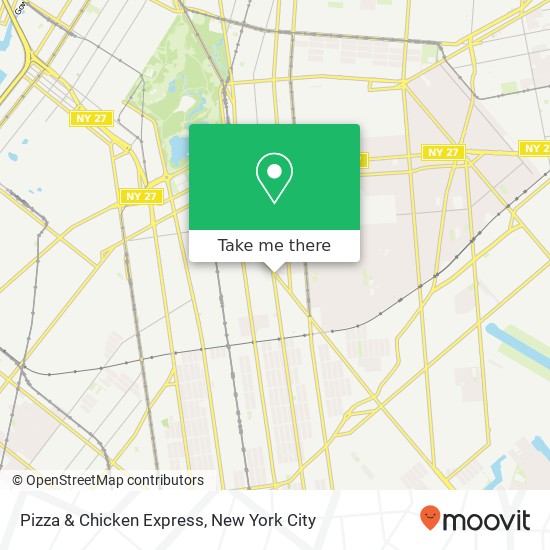 Mapa de Pizza & Chicken Express